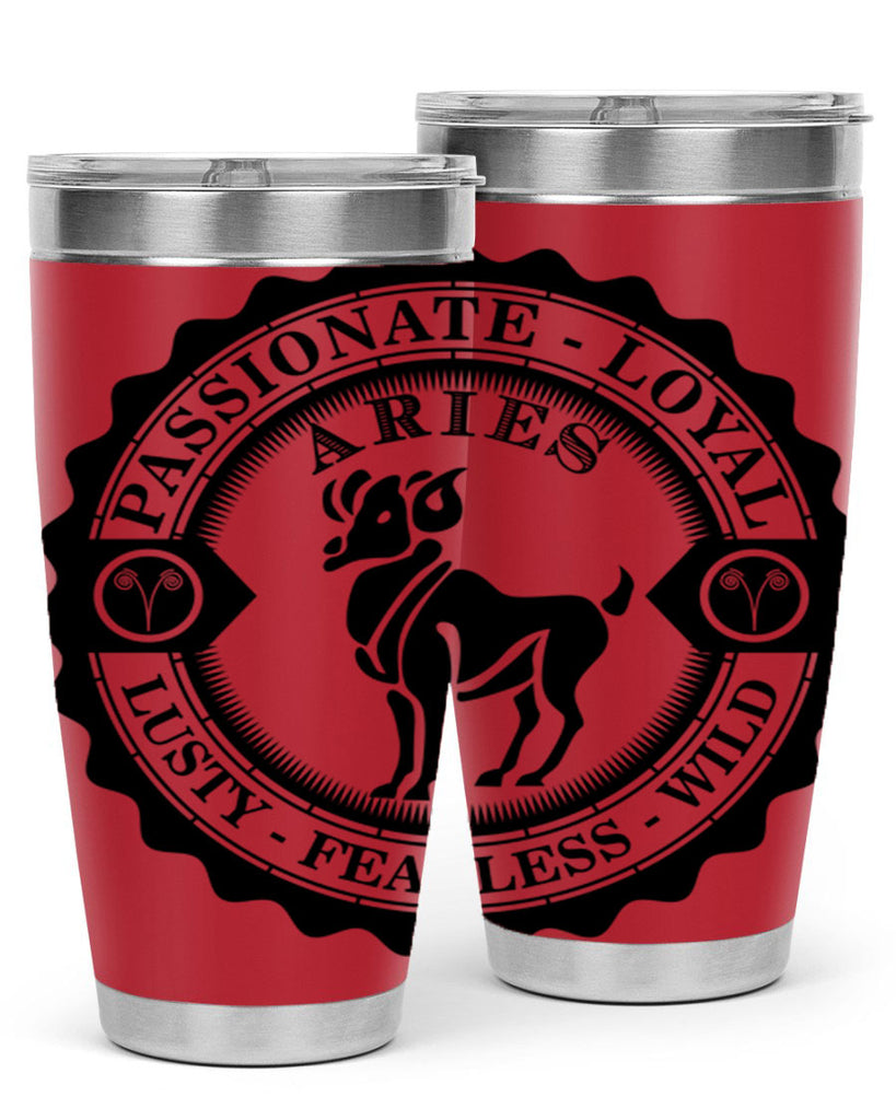 Aries 3#- zodiac- Tumbler