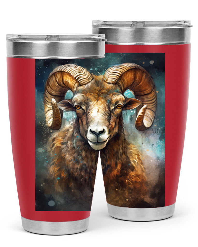 Aries 54#- zodiac- Tumbler
