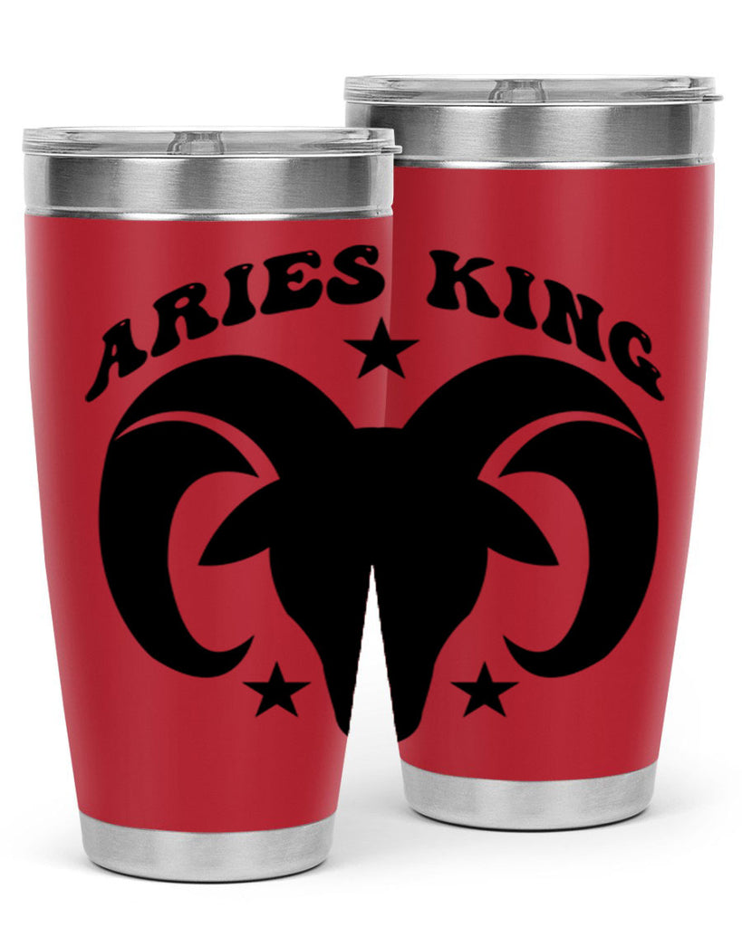 Aries king 110#- zodiac- Tumbler