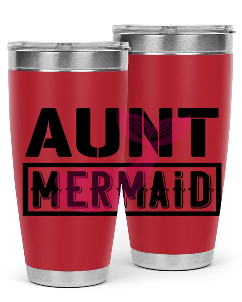Aunt mermaid 17#- mermaid- Tumbler