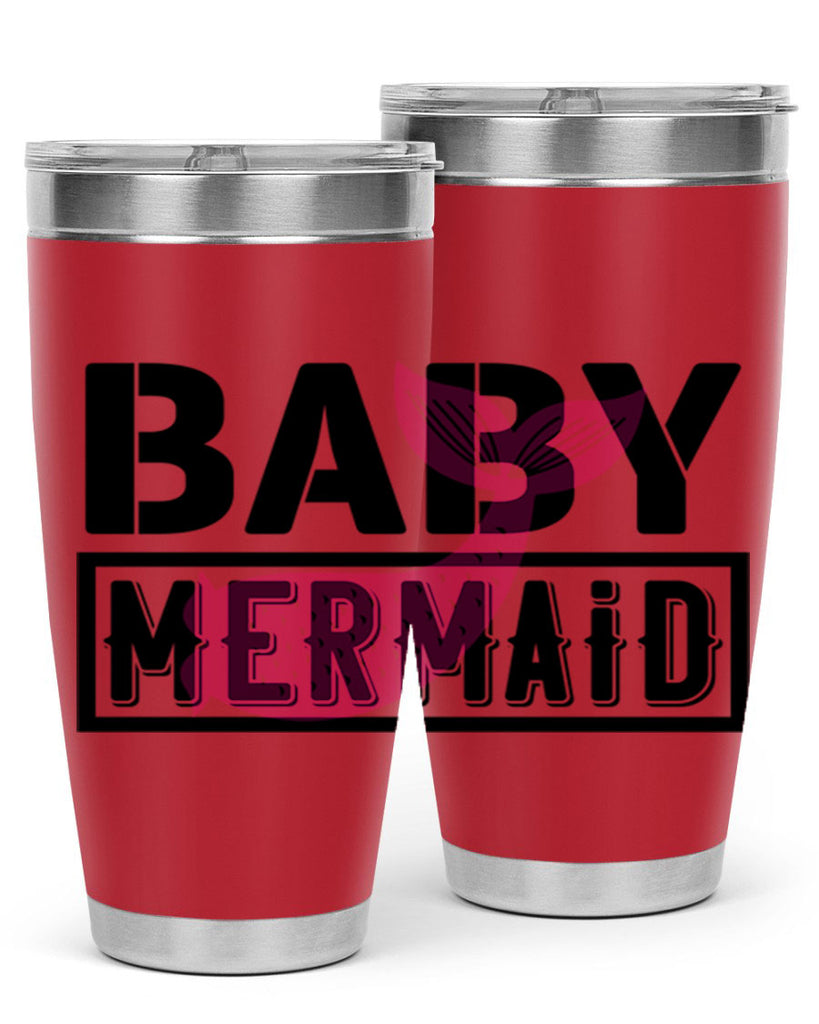 Baby mermaid 29#- mermaid- Tumbler