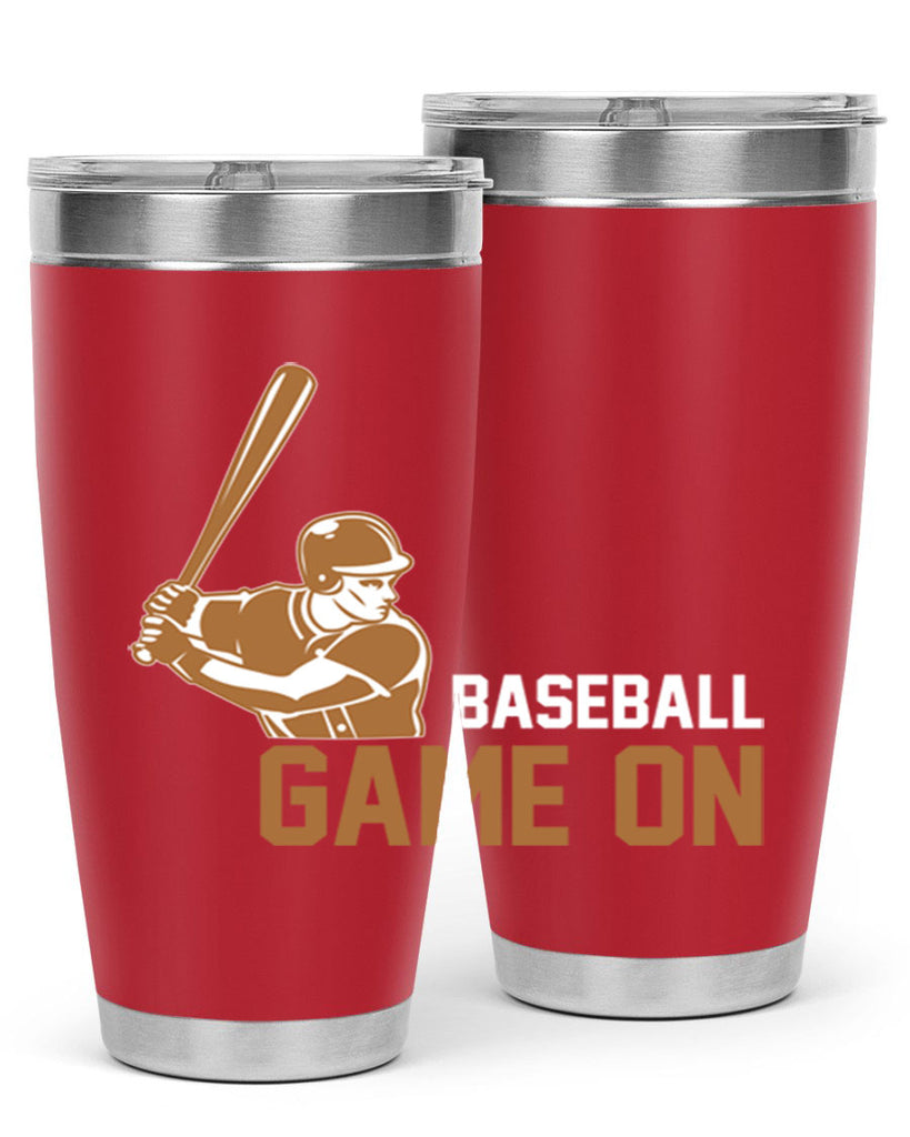 Baseball game 1446#- baseball- Tumbler