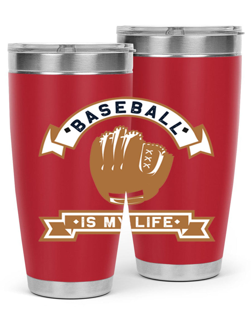 Baseball is 1445#- baseball- Tumbler
