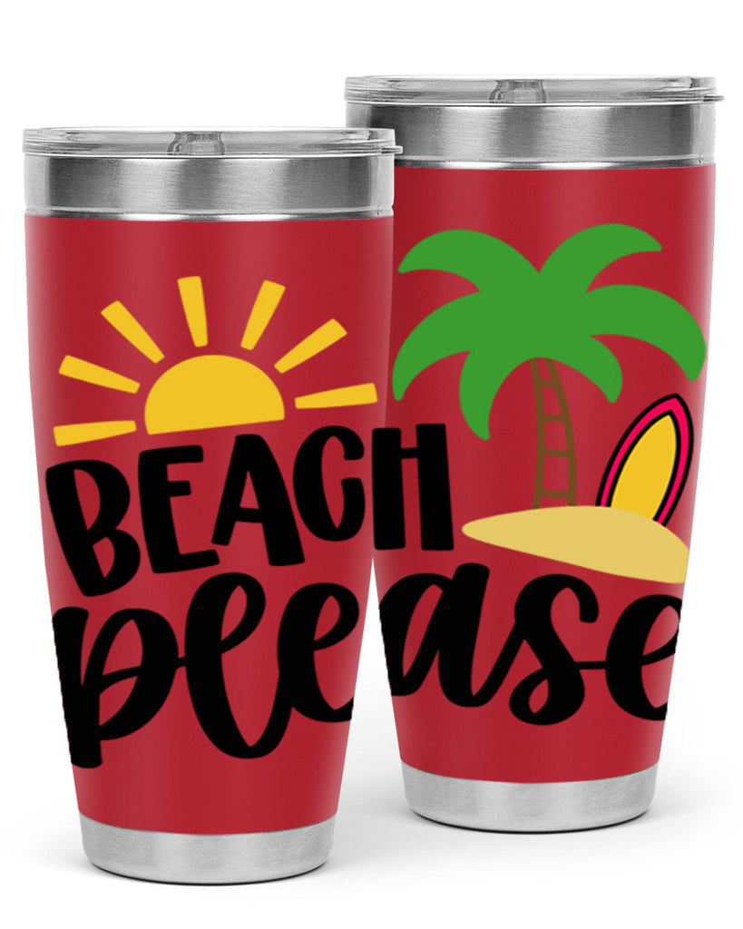 Beach Please Style 51#- summer- Tumbler
