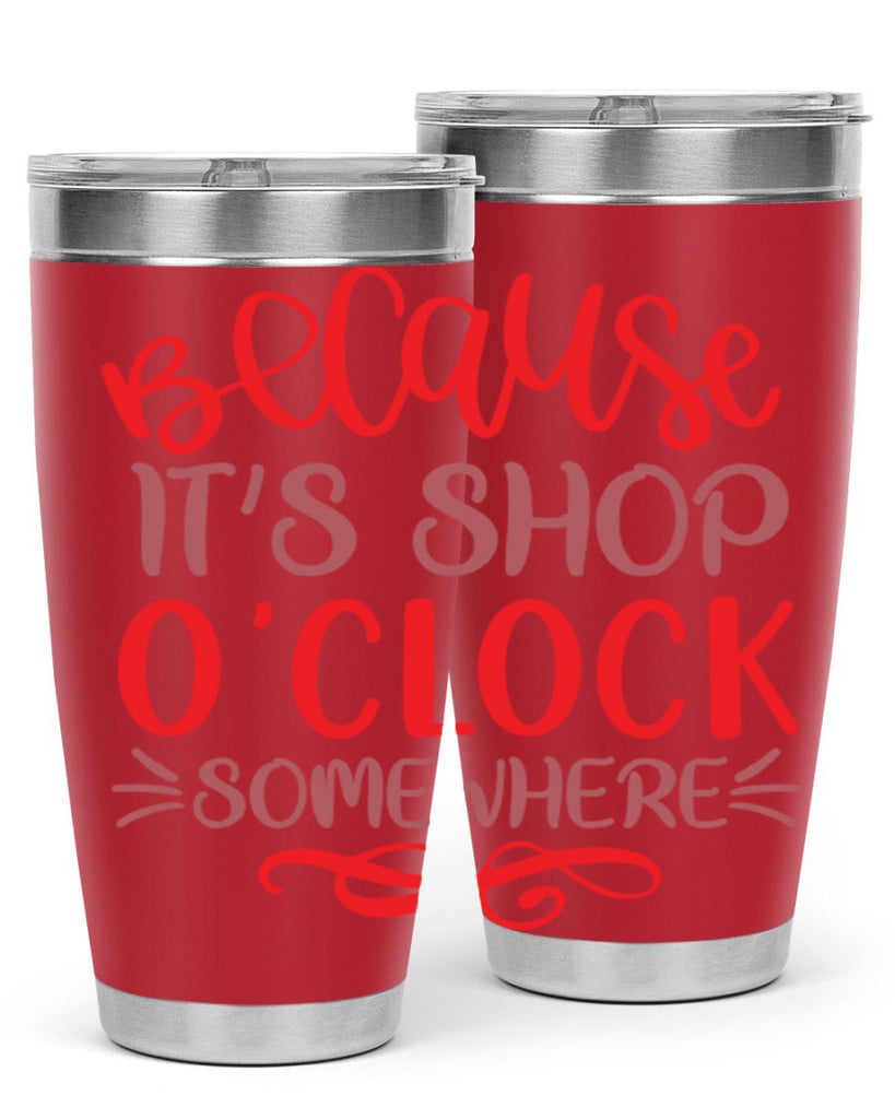 Because Its Shop Oclock Somewhere 19#- fashion- Cotton Tank