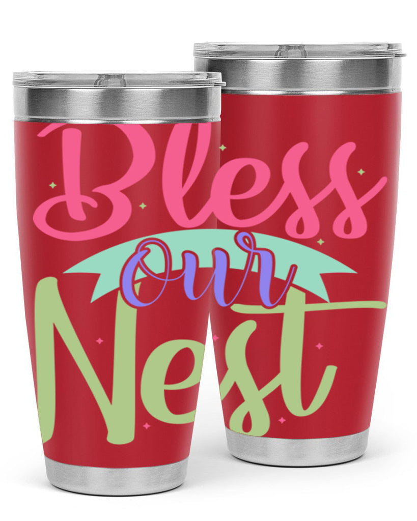 Bless our nest 49#- spring- Tumbler