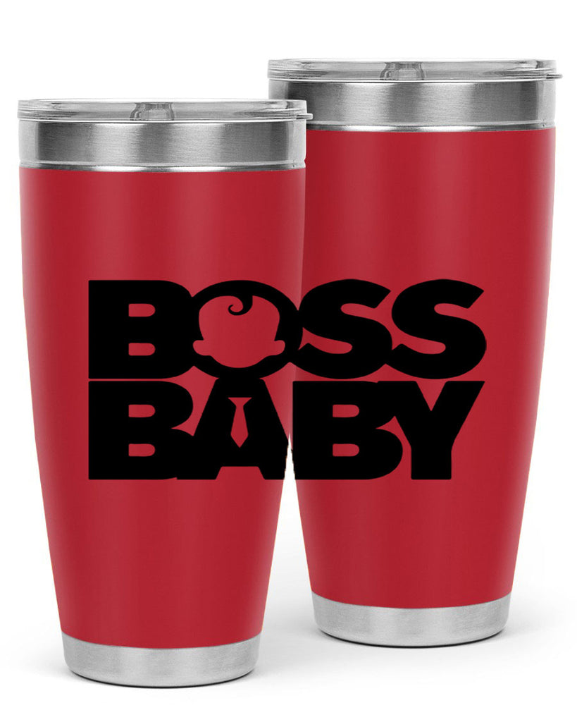 Boss Baby On Board 1#- black words phrases- Cotton Tank