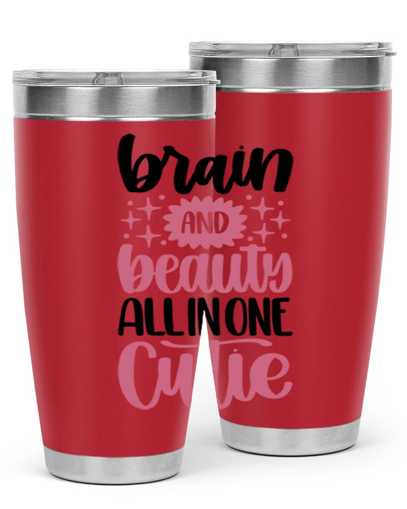 Brain And Beauty All In One Style 126#- make up- Tumbler