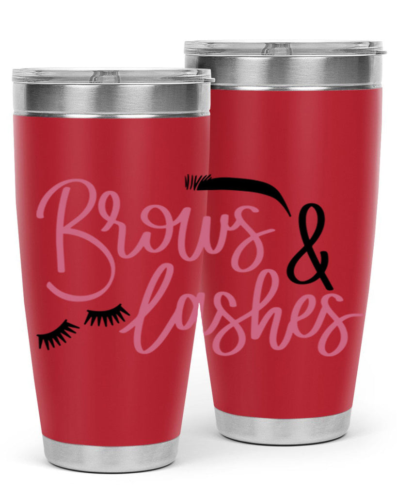Brows Lashes Style 122#- make up- Tumbler