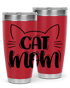 Cat Mom Style 85#- cat- Tumbler