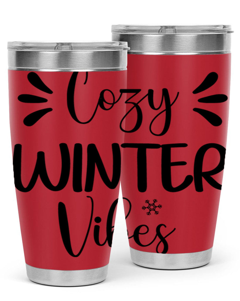 Cozy Winter Vibes76#- winter- Tumbler