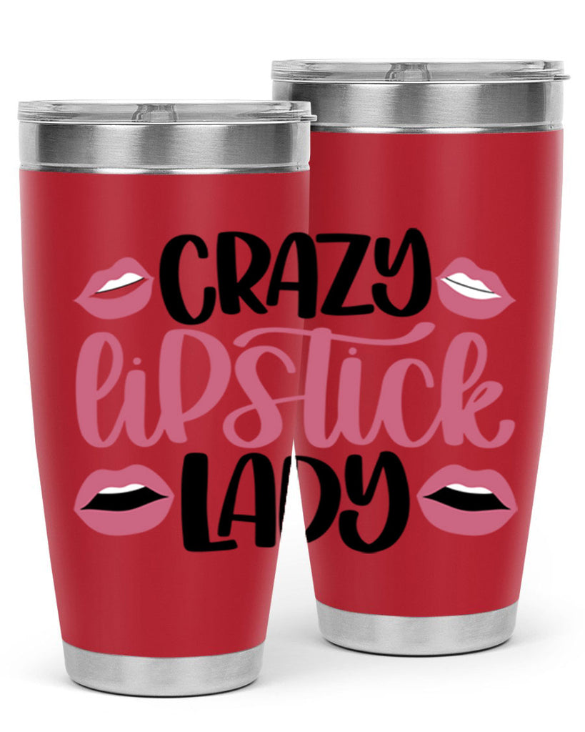 Crazy Lipstick Lady Style 107#- make up- Tumbler
