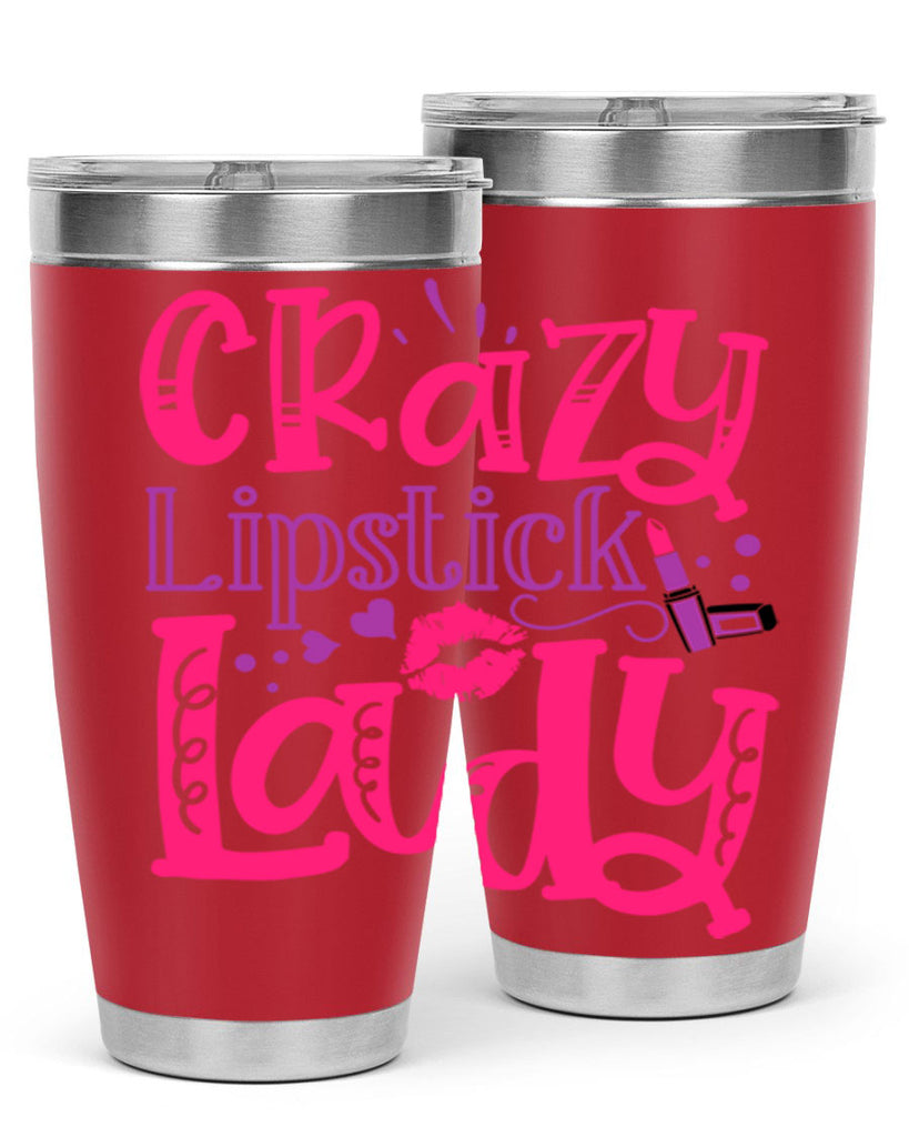Crazy Lipstick Lady Style 241#- make up- Tumbler