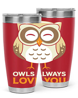 Cute Owl Always Love You A TurtleRabbit 3#- owl- Tumblers