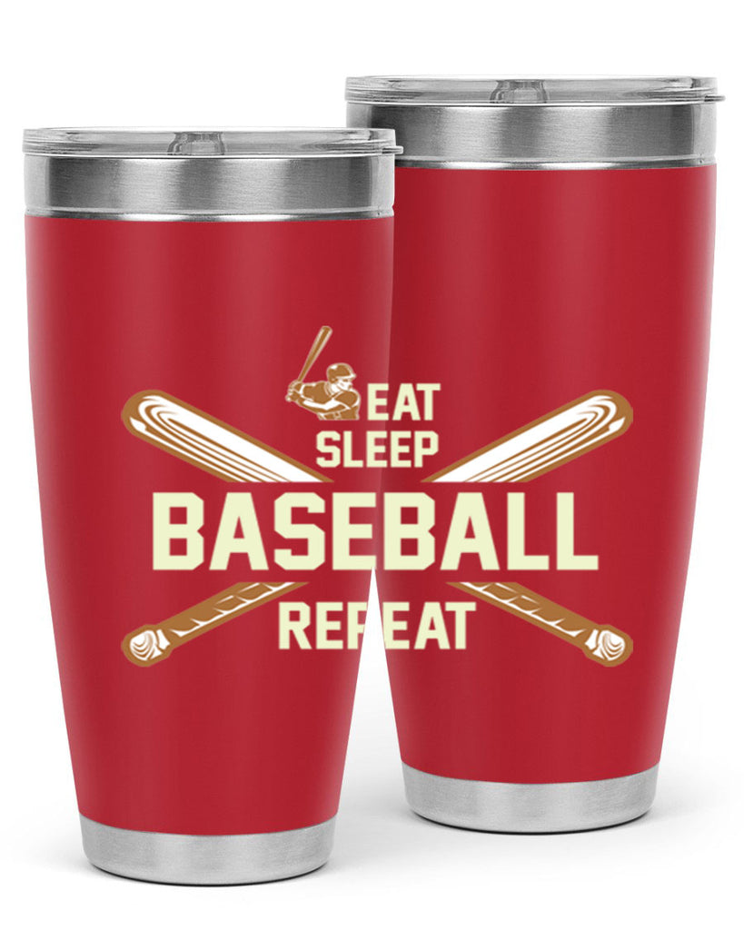Eat 1285#- baseball- Tumbler