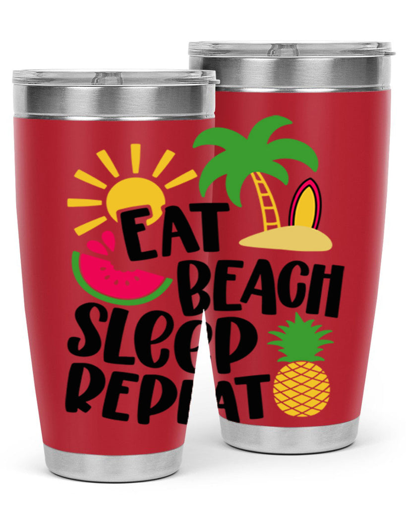 Eat Beach Sleep Repeat Style 47#- summer- Tumbler