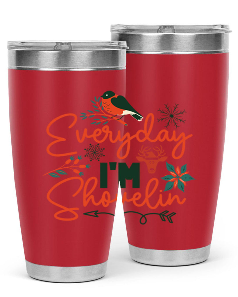 Everyday Im Shovelin 103#- winter- Tumbler