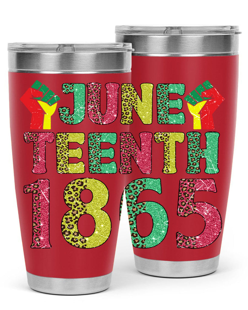 Fist Juneteenth Since 1865 Design Png 10#- Juneteenth- tumbler