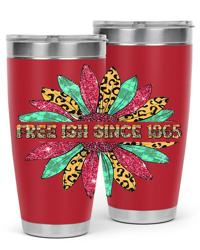 Freeish Since 1865 Sunflower Juneteenth 15#- Juneteenth- tumbler