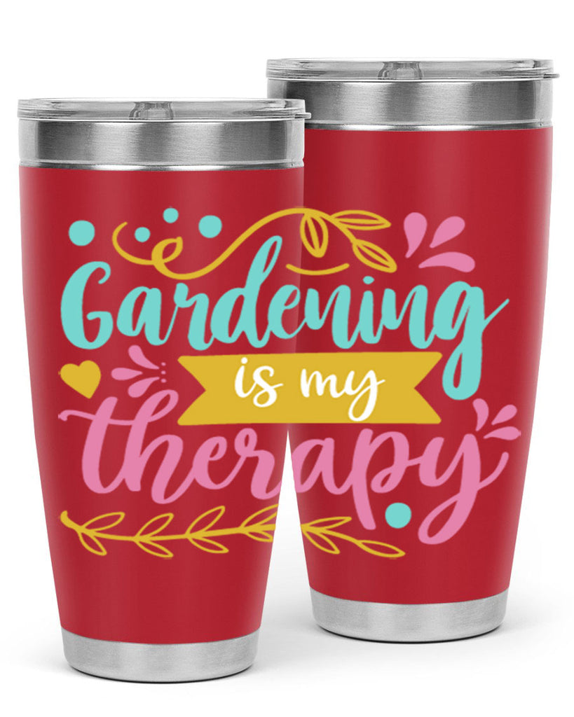 Gardening is my therapy Style 66#- summer- Tumbler