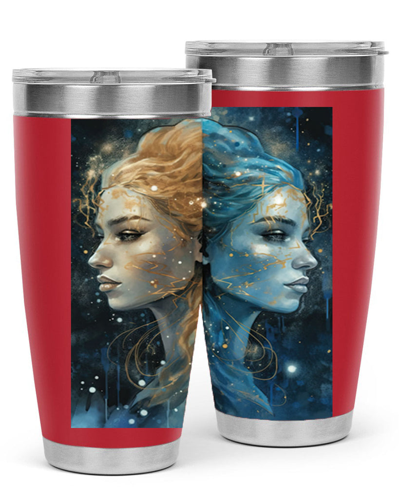 Gemini 56#- zodiac- Tumbler