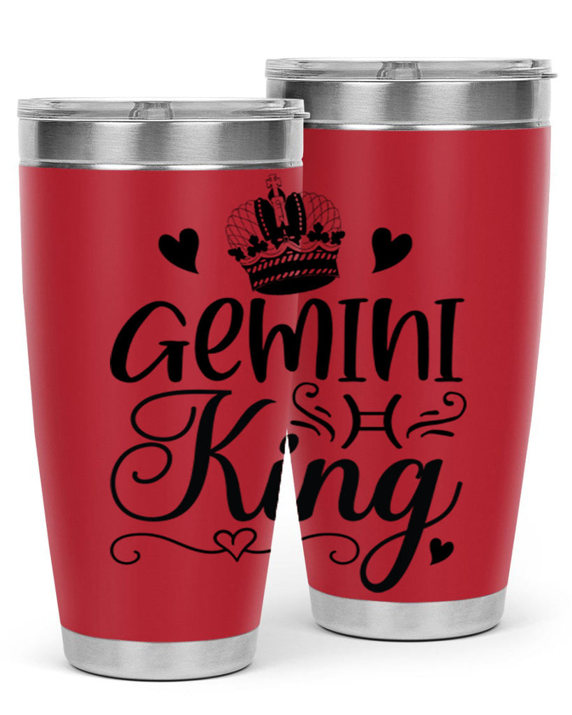 Gemini king 228#- zodiac- Tumbler
