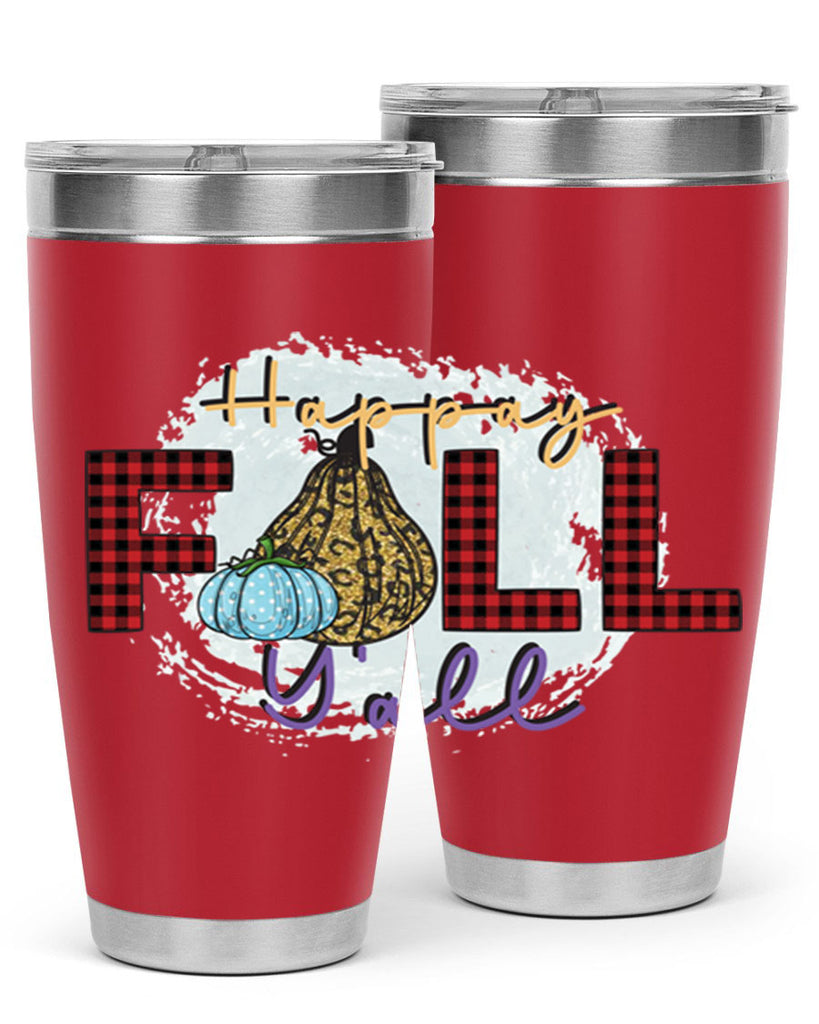 Happay Fall Y all 217#- fall- Tumbler