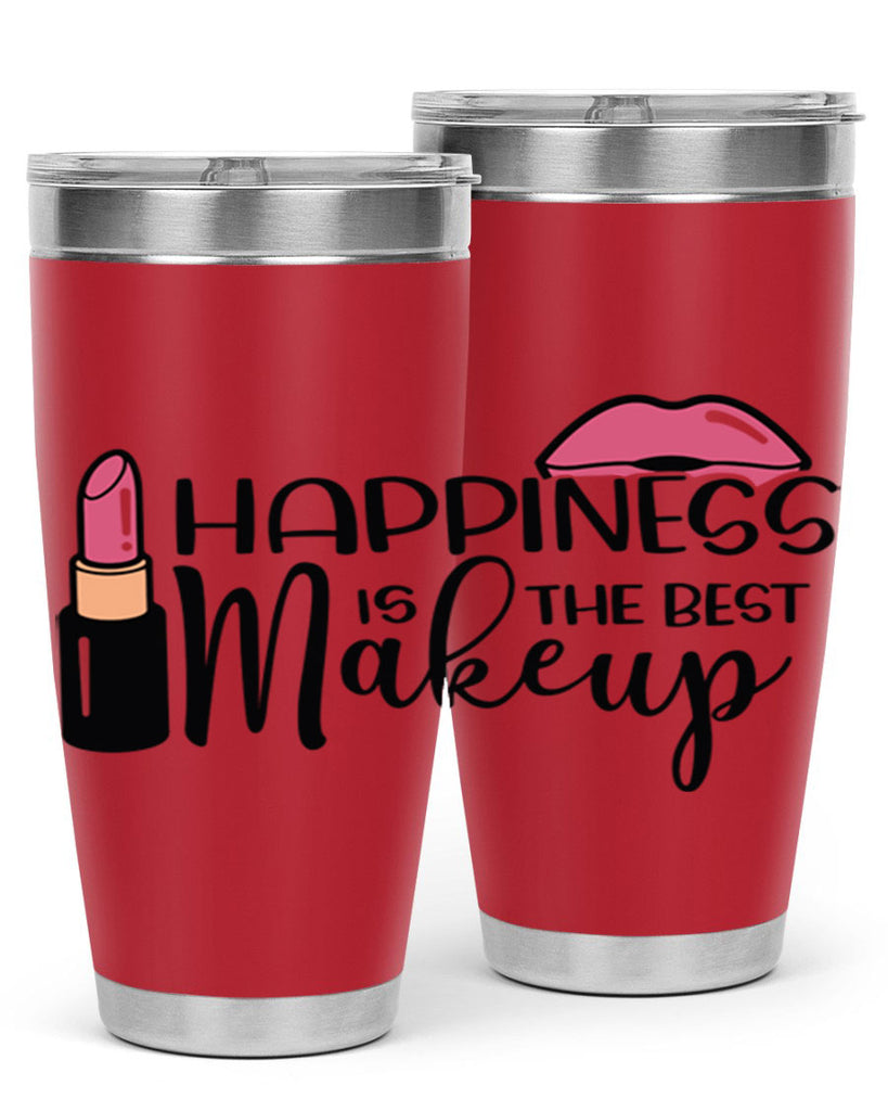 Happiness Is The Best Makeup Style 93#- make up- Tumbler