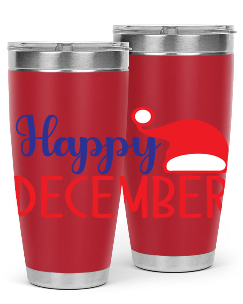 Happy December 135#- winter- Tumbler