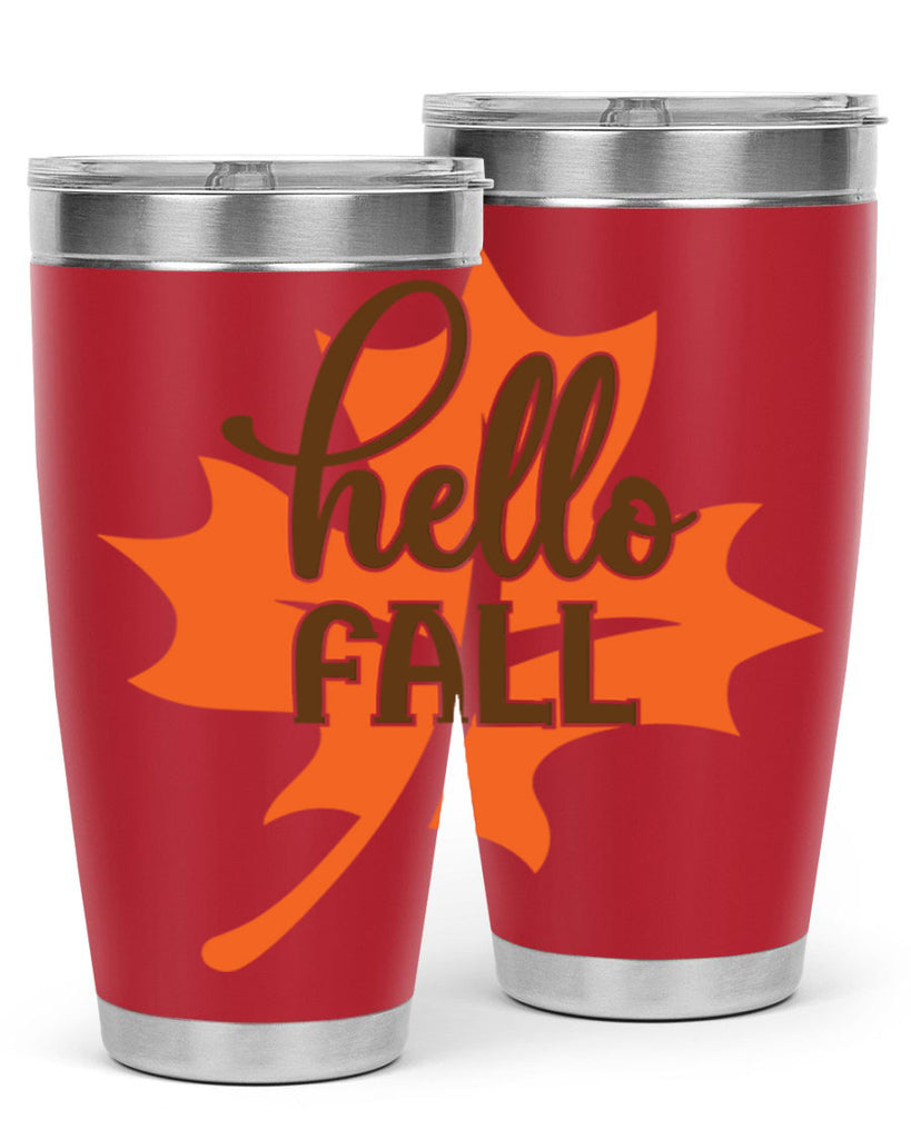 Hello Fall 273#- fall- Tumbler