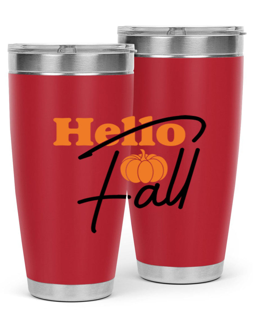 Hello Fall 279#- fall- Tumbler