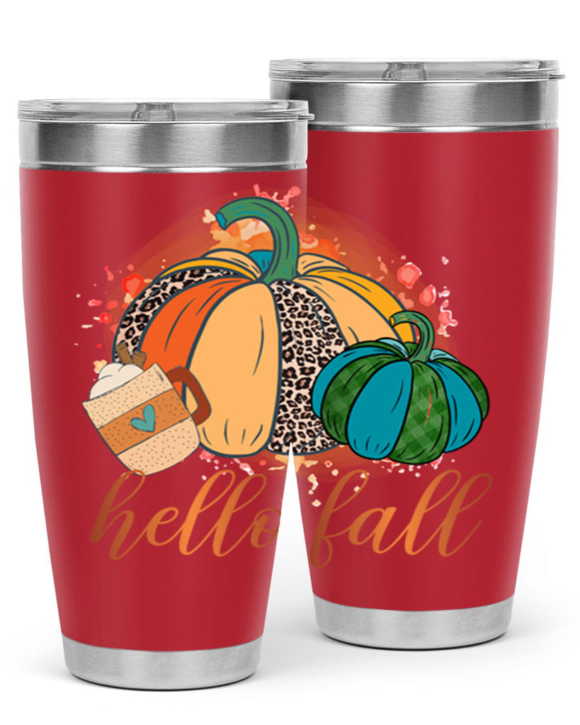 Hello Fall 282#- fall- Tumbler