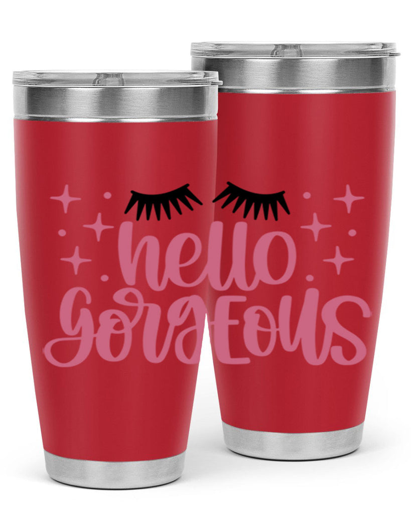 Hello Gorgeous Style 89#- make up- Tumbler