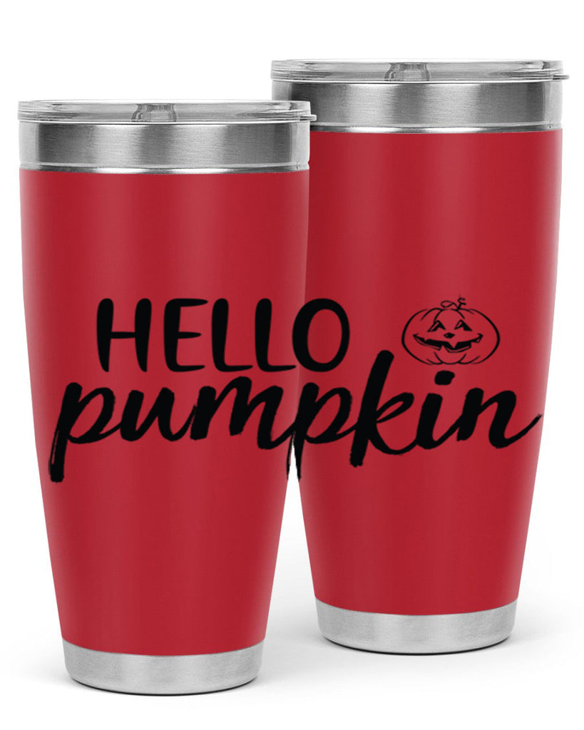 Hello Pumpkin 286#- fall- Tumbler