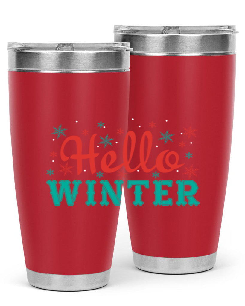 Hello Winter 182#- winter- Tumbler