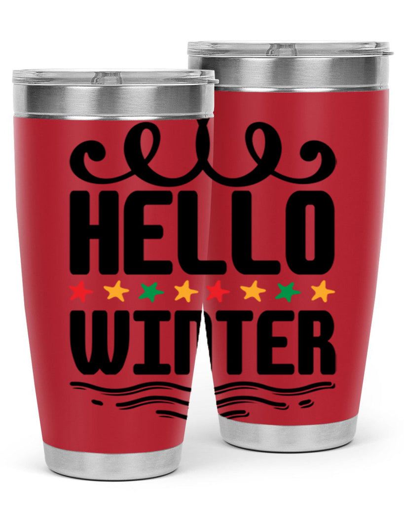 Hello Winter 185#- winter- Tumbler