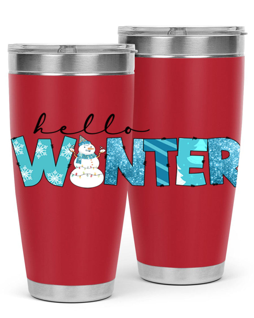 Hello Winter 188#- winter- Tumbler