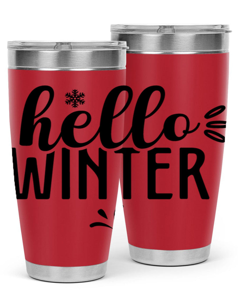 Hello Winter171#- winter- Tumbler