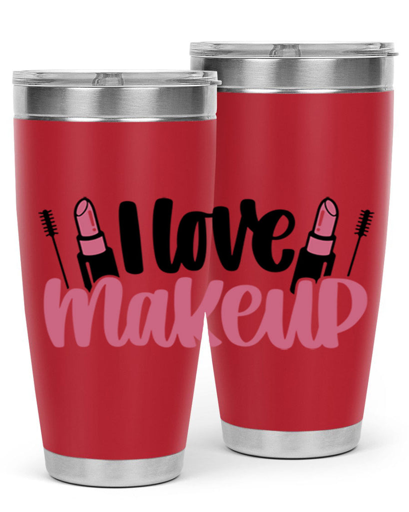 I Love Makeup Style 80#- make up- Tumbler