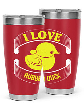 I Love Rubber duck Style 41#- duck- Tumbler