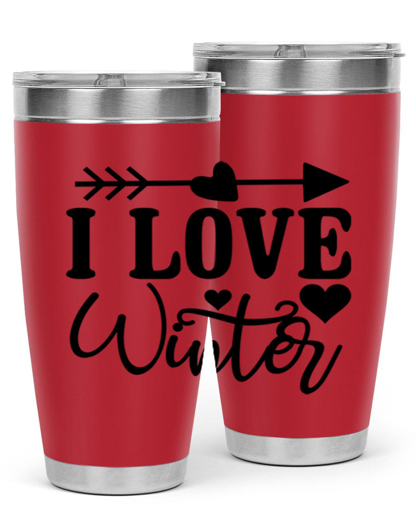 I Love Winter 227#- winter- Tumbler