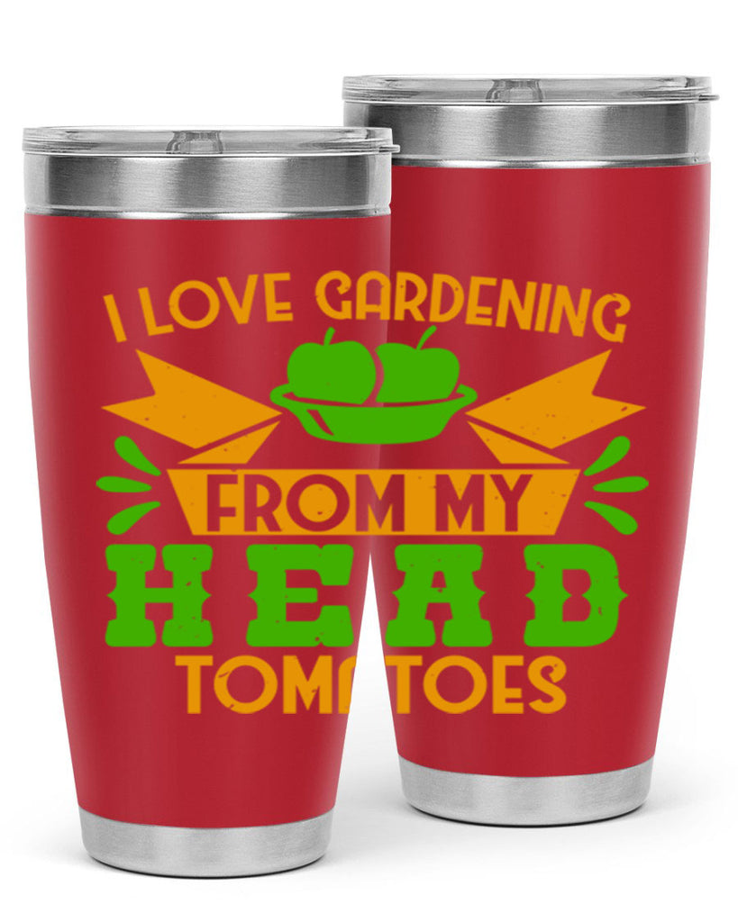 I love gardening from my head tomatoes 54#- farming and gardening- Tumbler