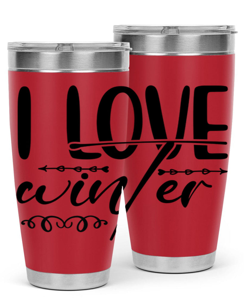 I love winter 243#- winter- Tumbler