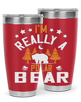 I'm really a polar bear 17#- Bears- Tumbler