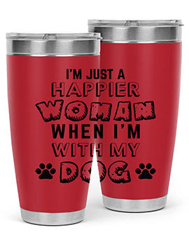 Im Just A Style 39#- dog- Tumbler