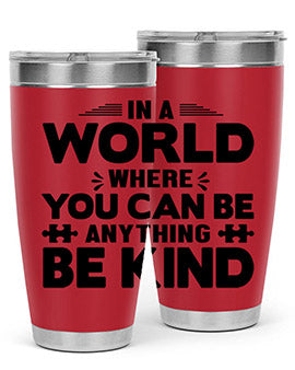 In a world Style 48#- autism- Tumbler