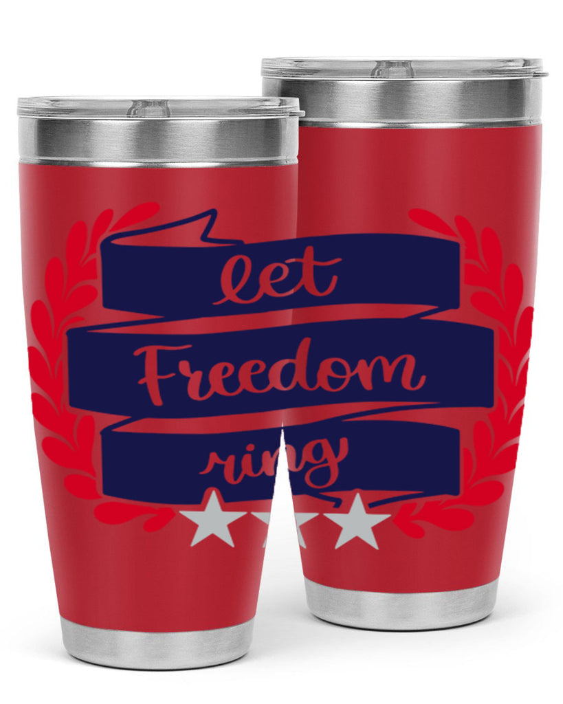 Let Freedom Ring Style 159#- Fourt Of July- Tumbler