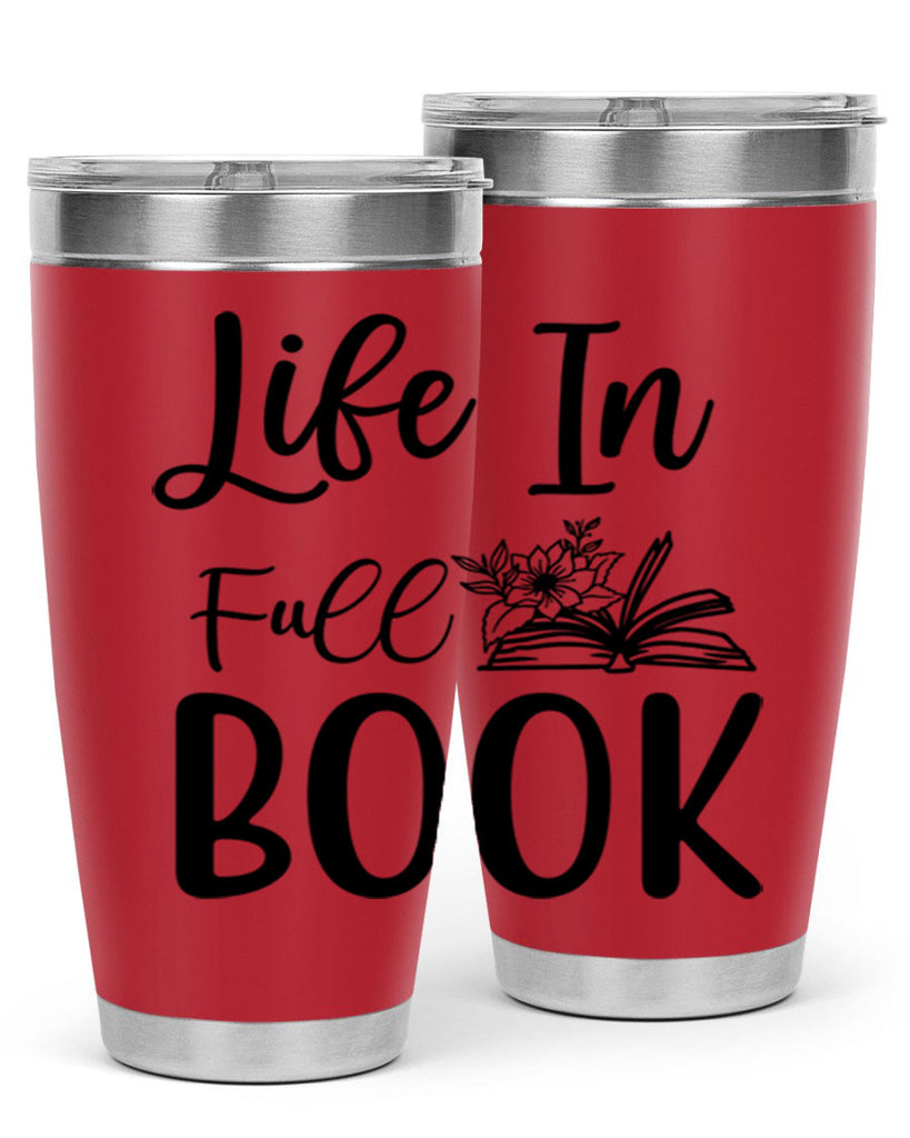 Life In Full Book 297#- spring- Tumbler