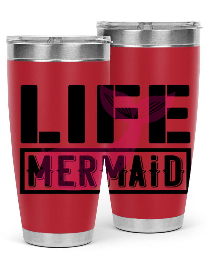 Life mermaid 303#- mermaid- Tumbler