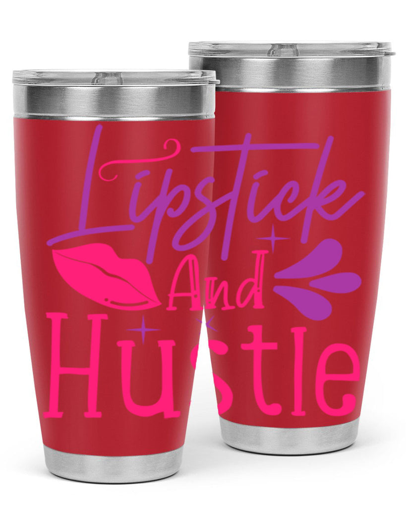 Lipstick And Hustle Style 229#- make up- Tumbler